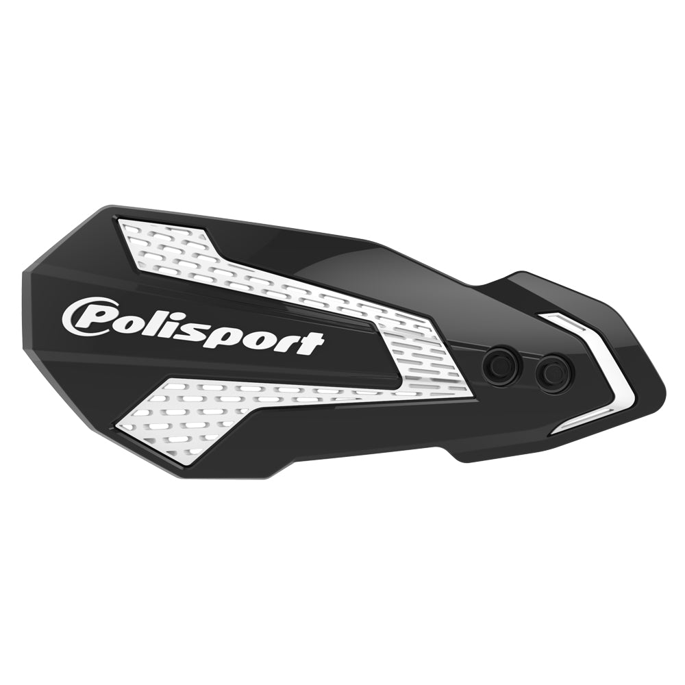 Polisport MX Flow Hand Guards GAS/HQV MC/MC-F 24-26, EC/EC-F 21-26, TE/FE 22-24 Black/White