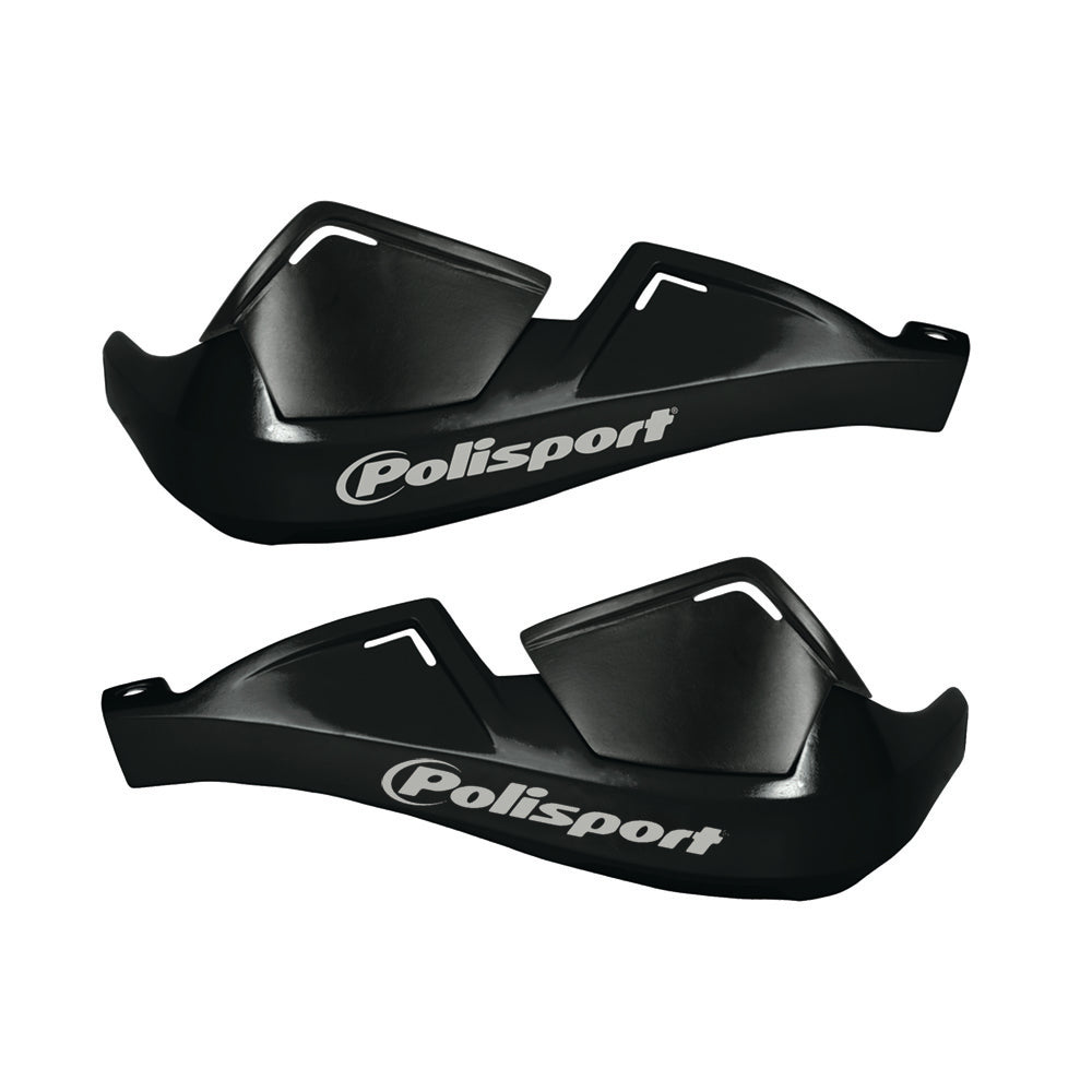 Polisport Evolution Integral Hand Guards with Fitting Kit Black