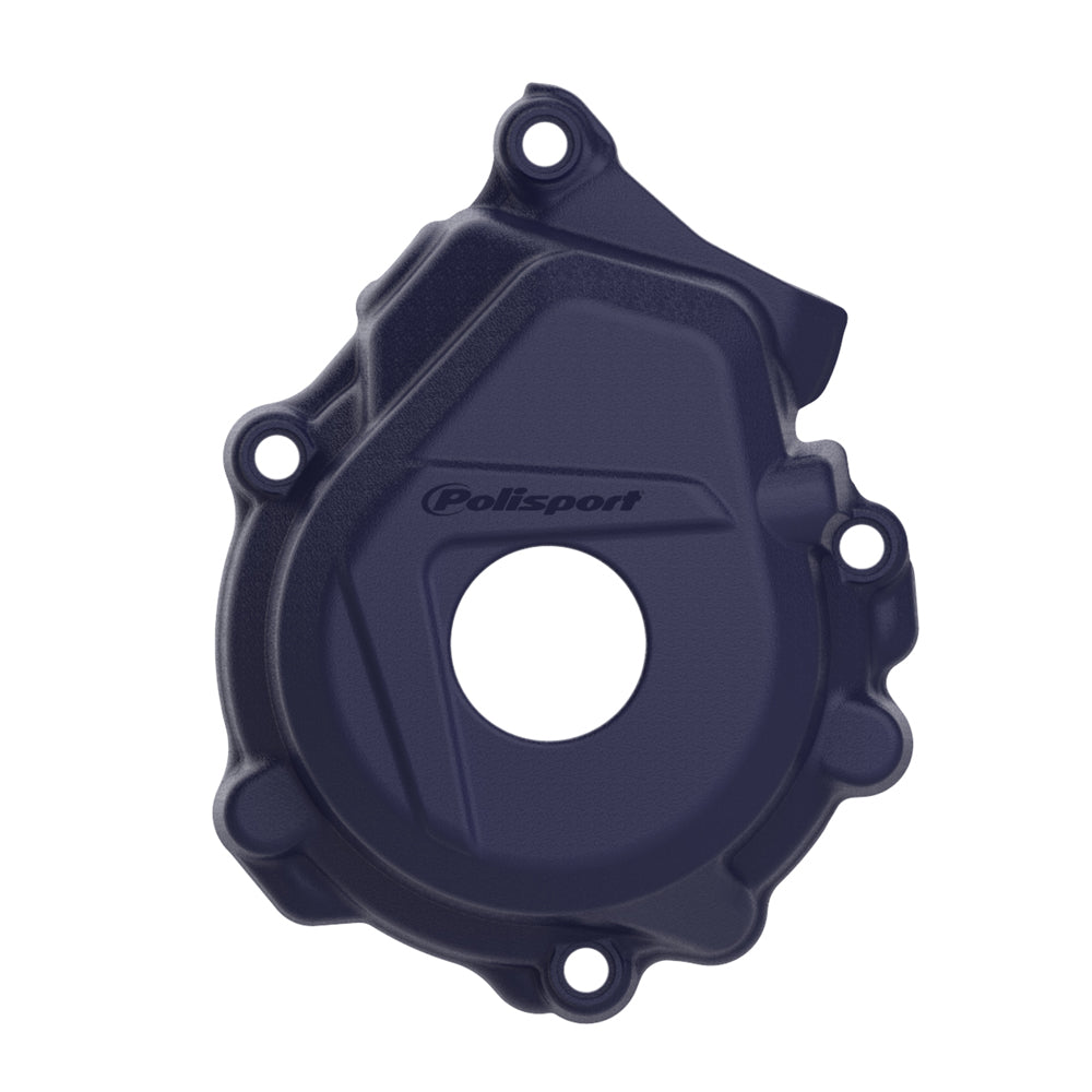 Polisport Ignition Cover Protector KTM/HQV/GAS SX-F250-350 16-22, FC250-350 16-22, MC250F-350F 21-23 Blue