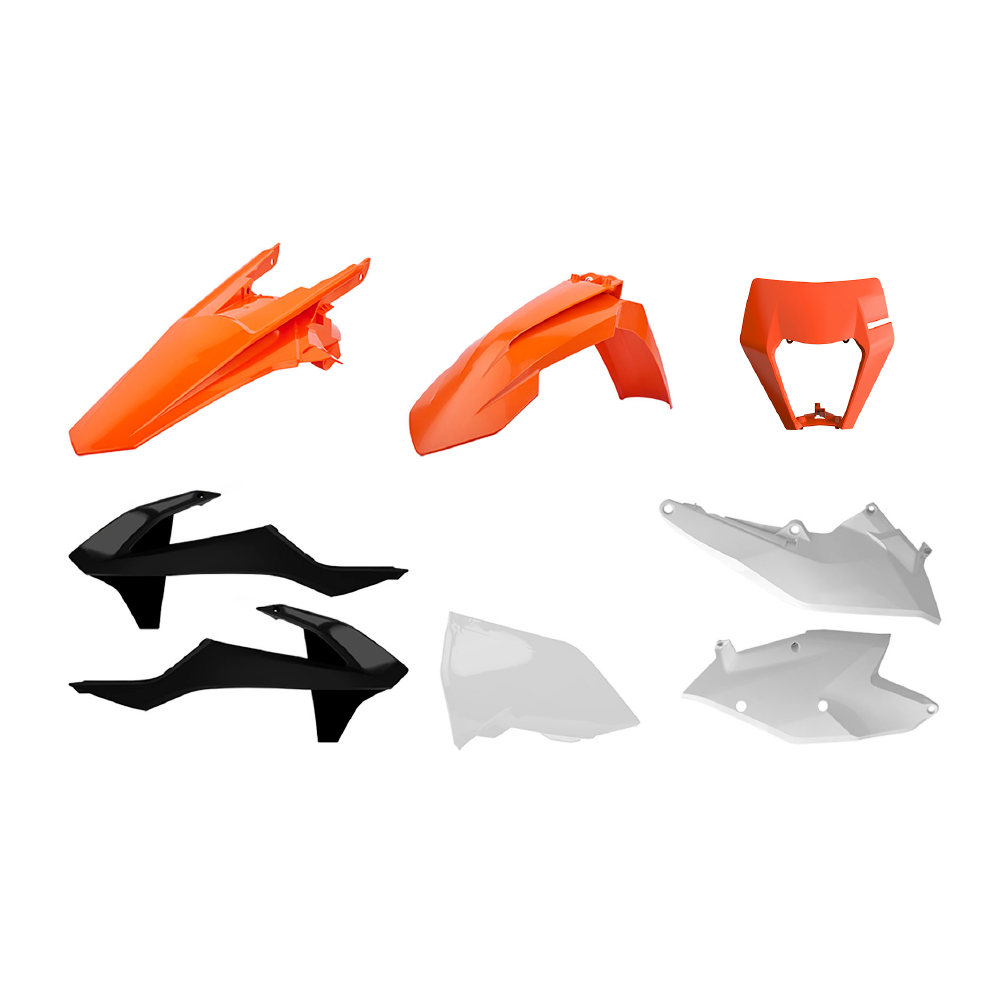 Polisport Plastic Kit Enduro KTM EXC/EXC-F 17-19 OEM18