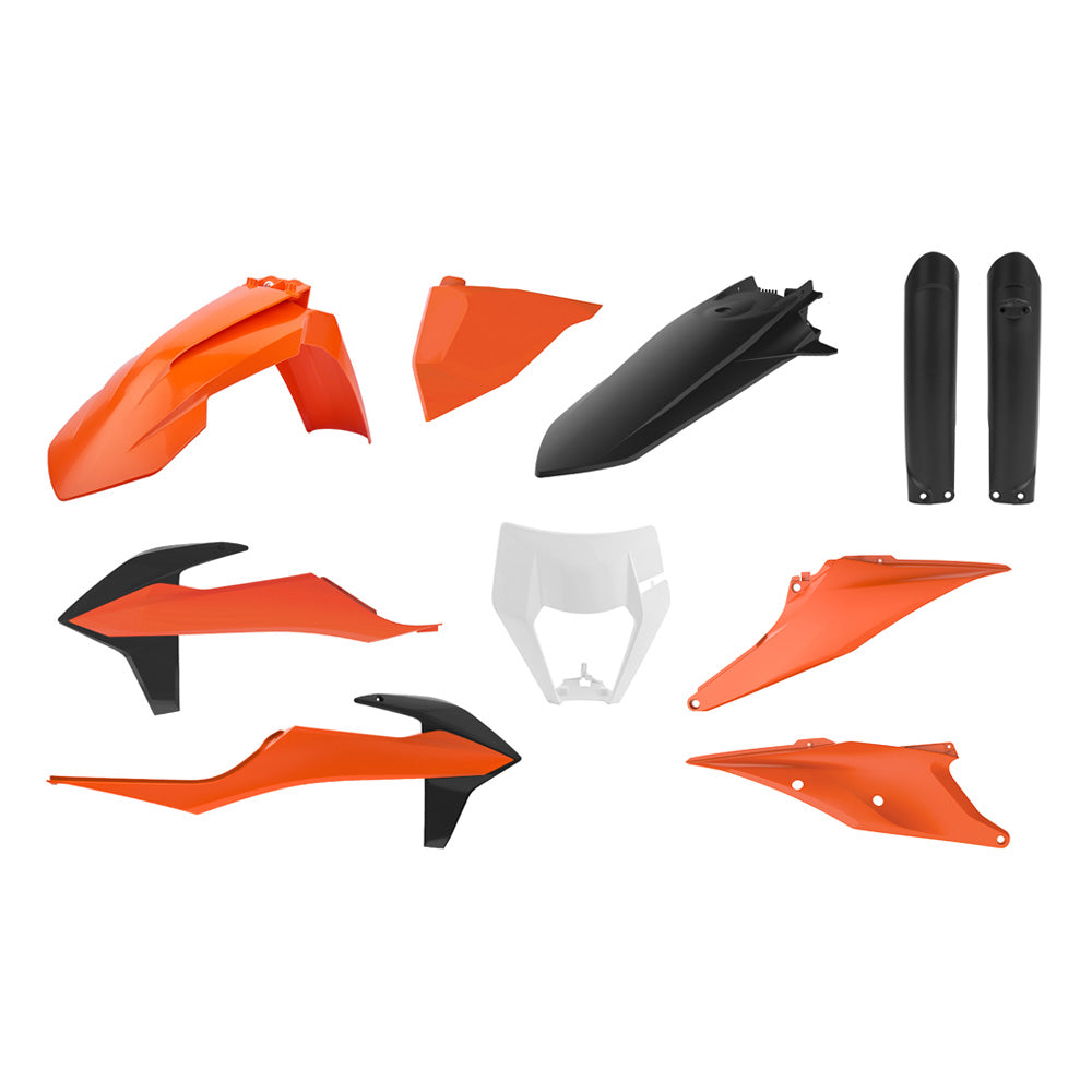 Polisport Plastic Kit KTM EXC/EXC-F 20-23 Inc Fork Guards OEM 2020