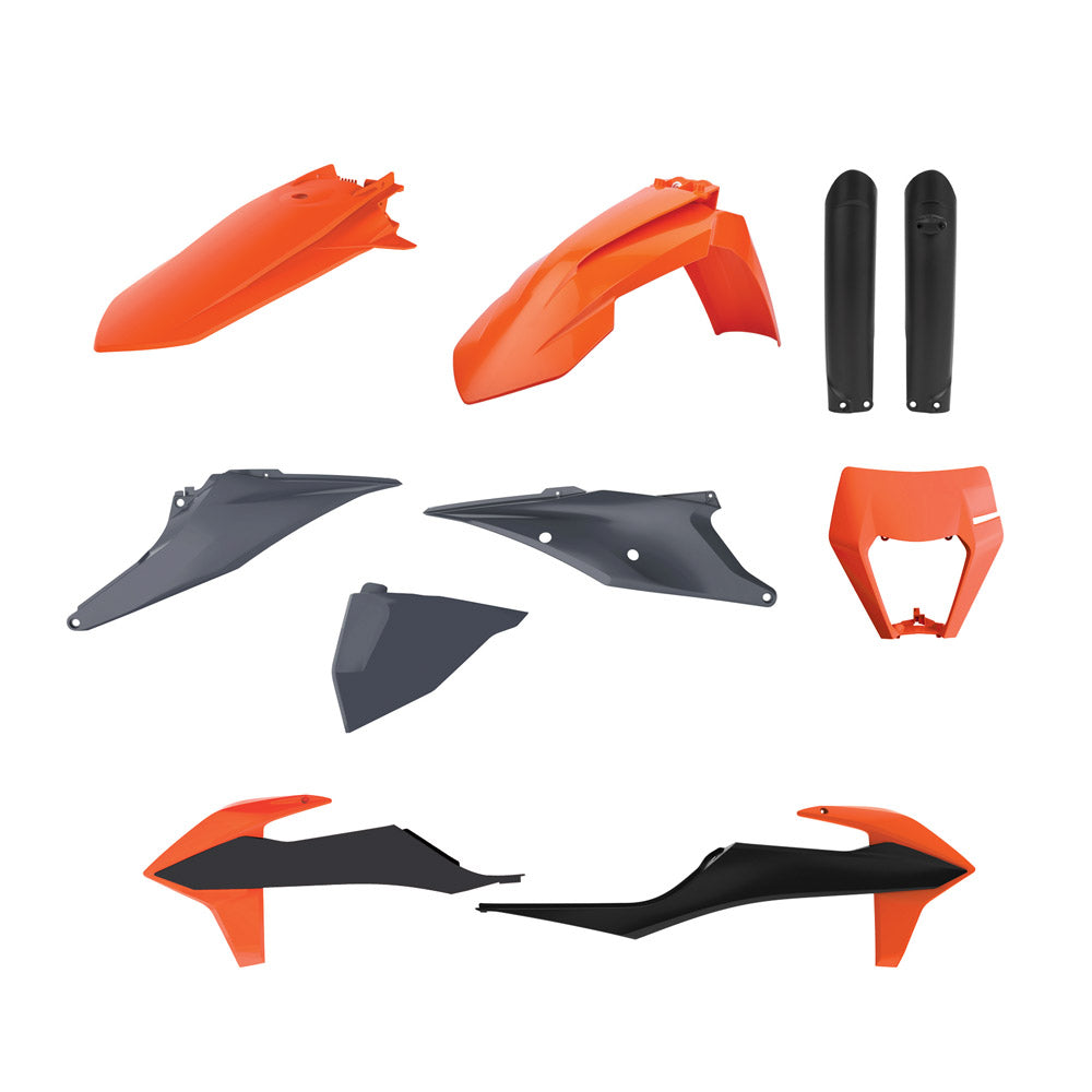 Polisport Plastic Kit  KTM EXC/EXC-F 20-23 Inc Fork Guards OEM 2021