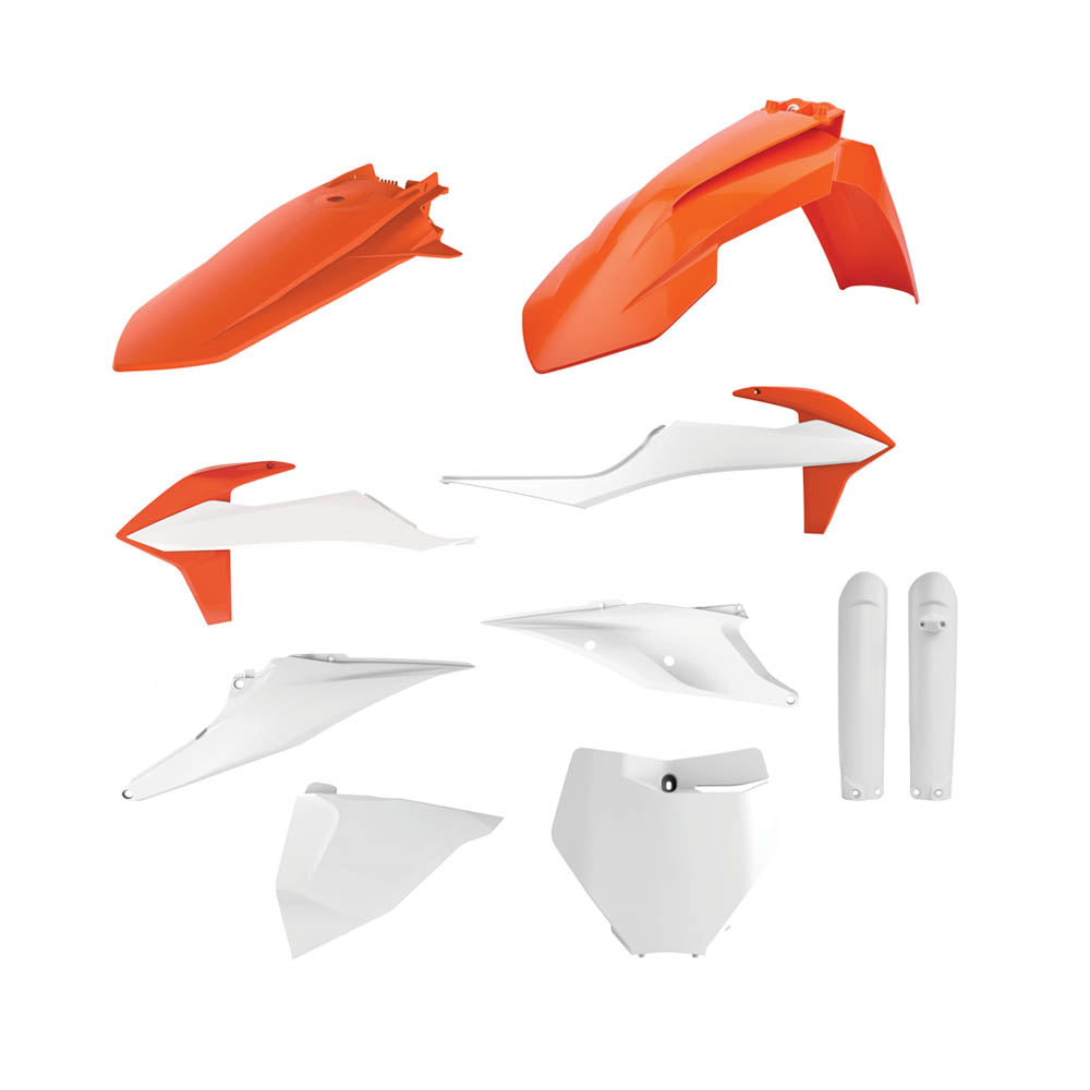 Polisport Plastic Kit KTM SX/SX-F/XC/XC-F 19-22 Inc Fork Guards OEM21
