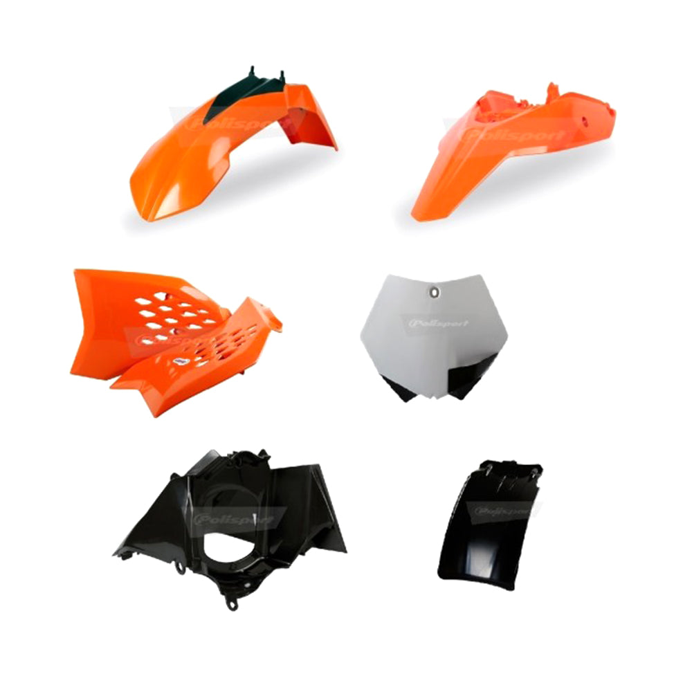Polisport Plastic Kit KTM SX 65 12-15 Orange/White OEM 13-15