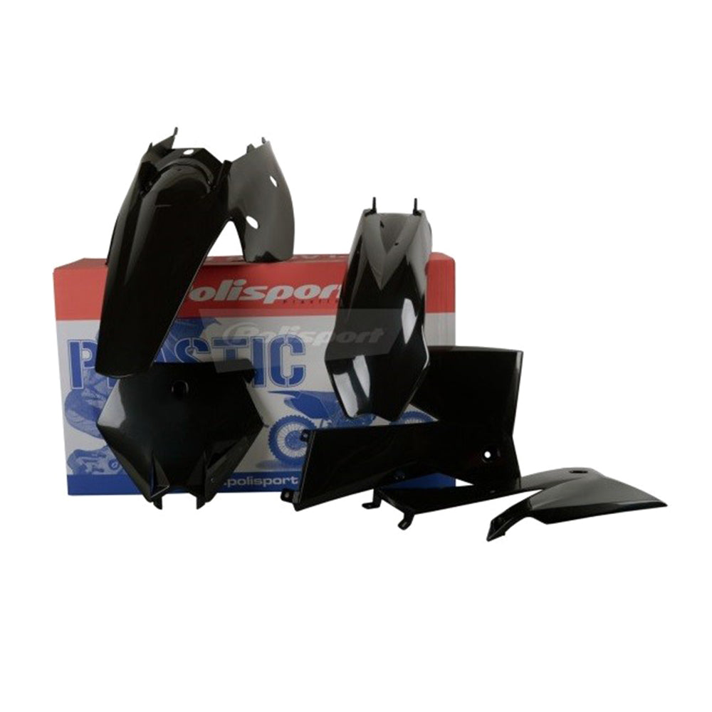 Polisport Plastic Kit KTM SX 05-06, EXC 05-07 Black