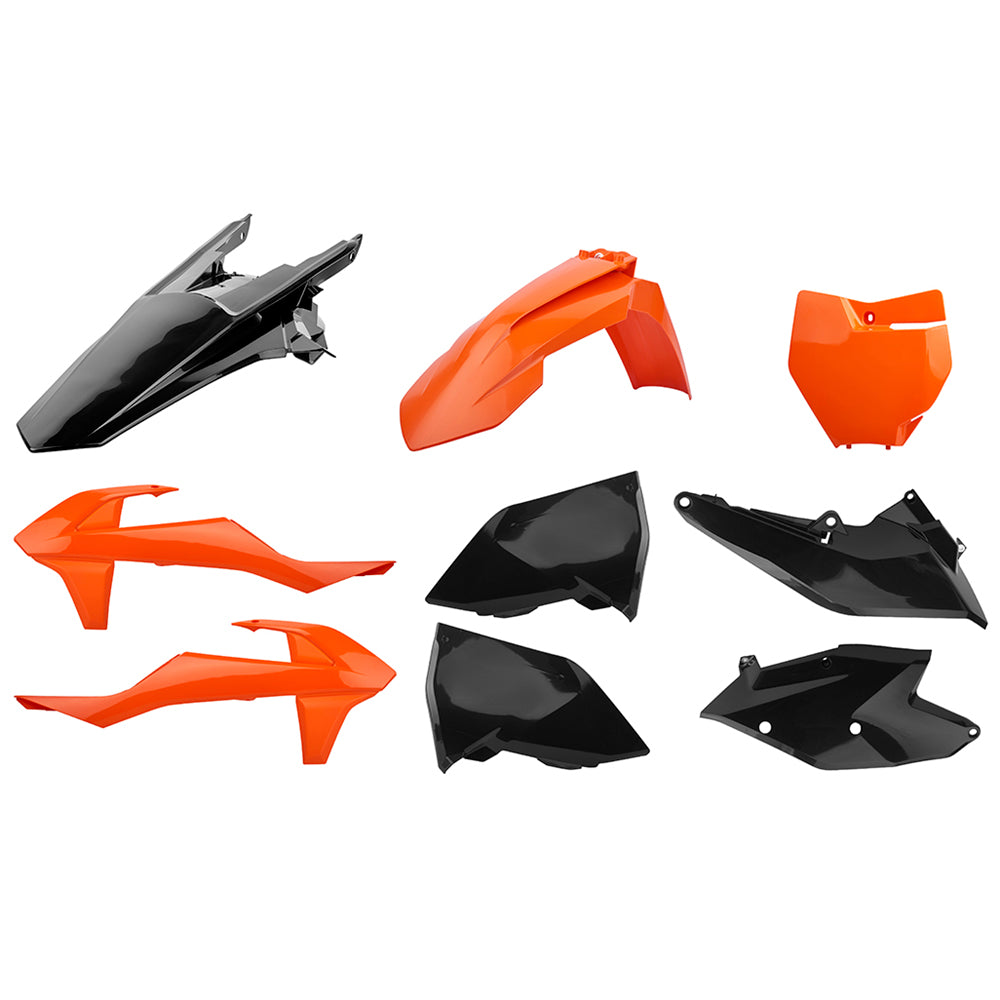 Polisport Plastic Kit KTM SX/SX-F/XC/XC-F 16-18, SX250 17-18 Orange/Black