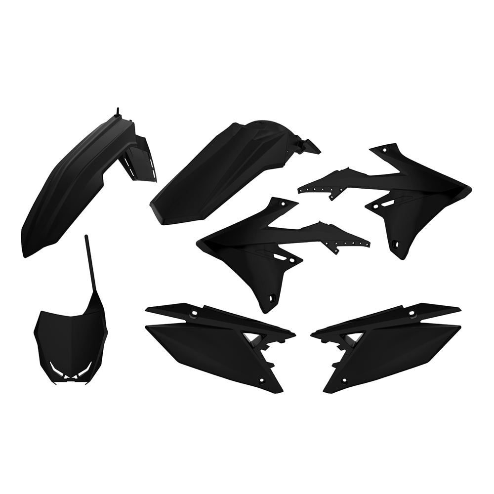Polisport Plastic Kit SUZUKI RM-Z250 19-23, RM-Z450 18-23 Black