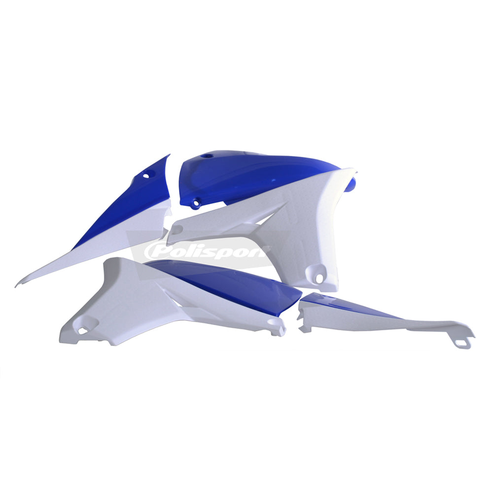 Polisport Rad Scoops With Tank Cover YAMAHA YZ450F 10-13 Blue/White