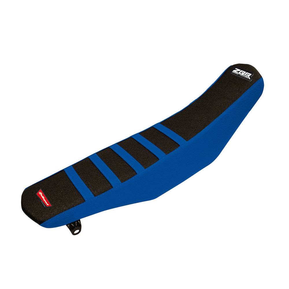 Polisport Seat Cover ZEBRA YAMAHA YZ250F 19-22, YZF450 18-22, WRF/YZFX250 20-22, WRF/YZFX450 19-22 Black/Blue