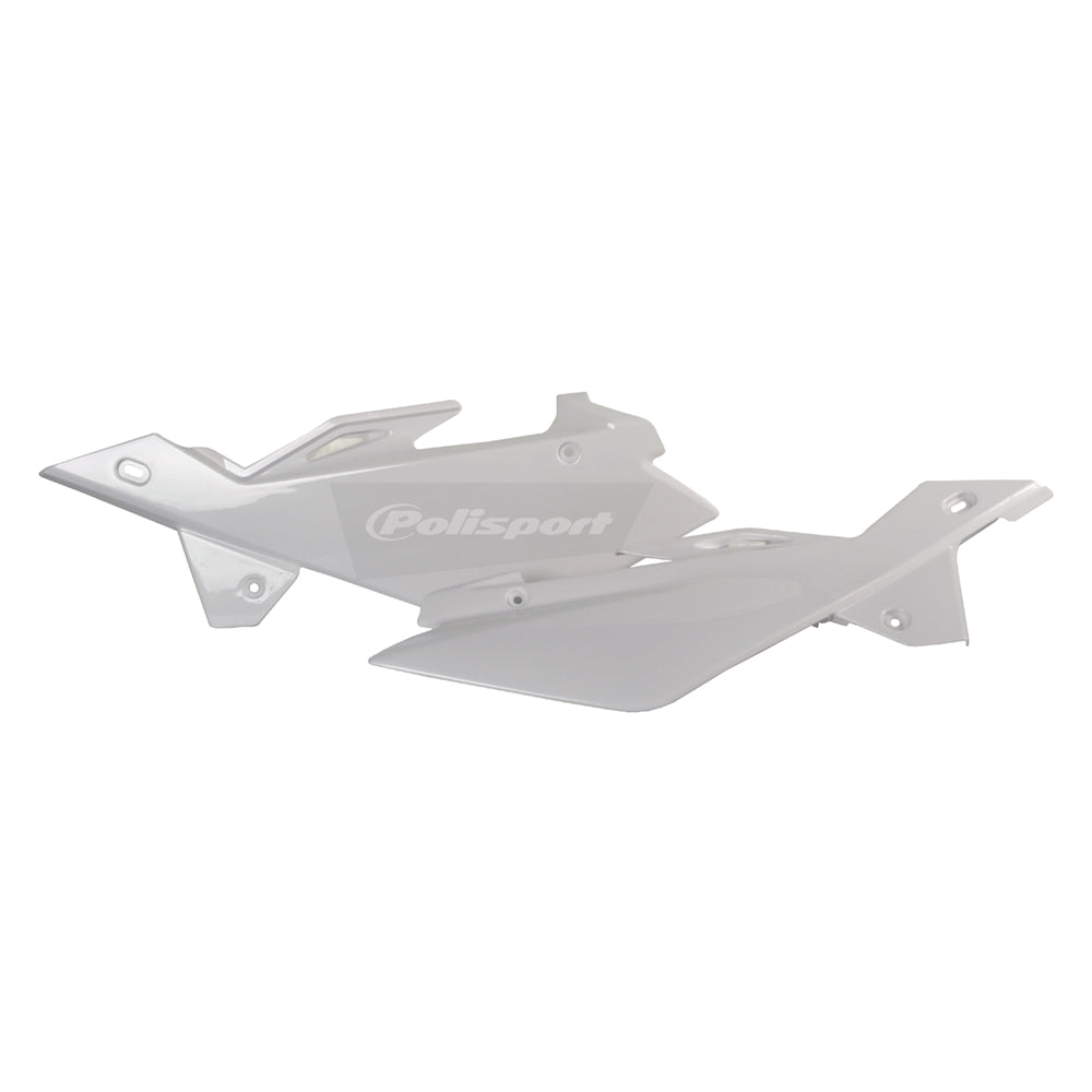 Polisport Side Panels HUSQVARNA CR/WR125 06-08,CR/WR250 06-11 TC250-510 05-07 White