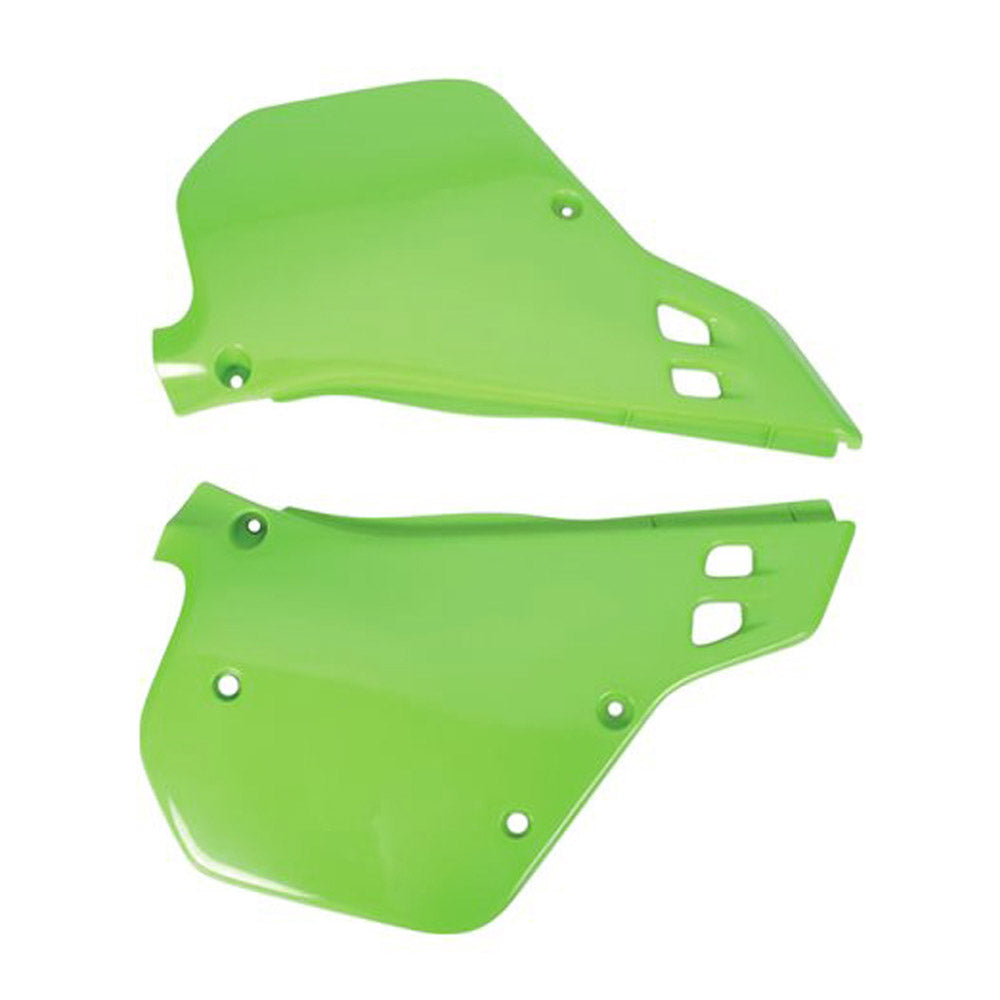 Polisport Side Panels KAWASAKI KX125-250 90-91 Green