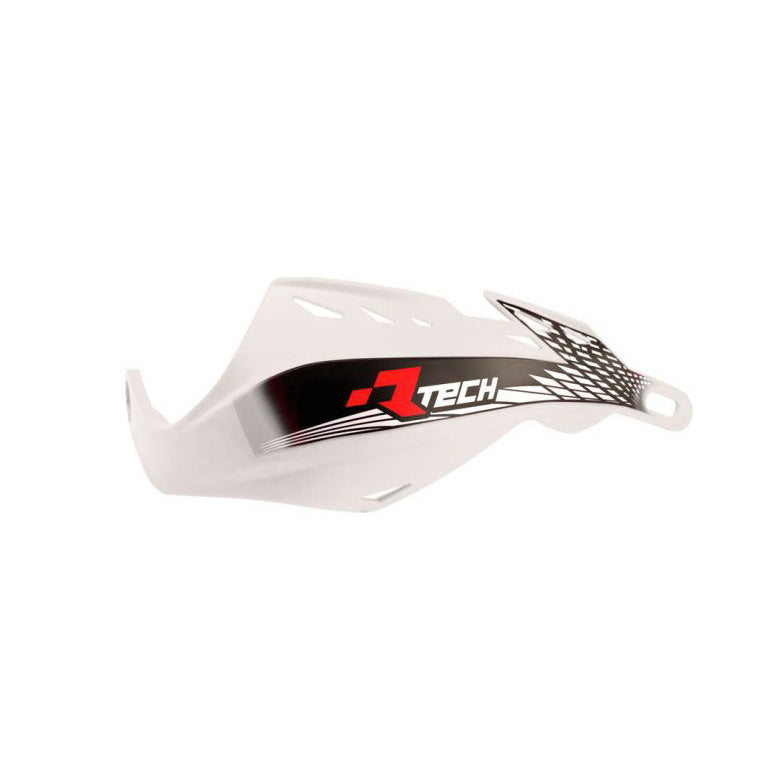 Rtech Gladiator Easy Handguards with Fitting Kit White