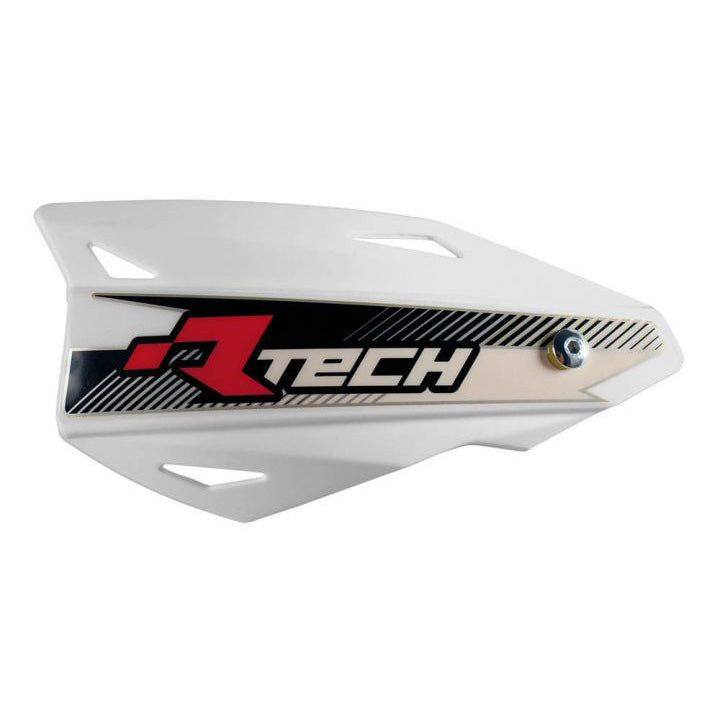 Rtech Vertigo Handguards with Fitting Kit White