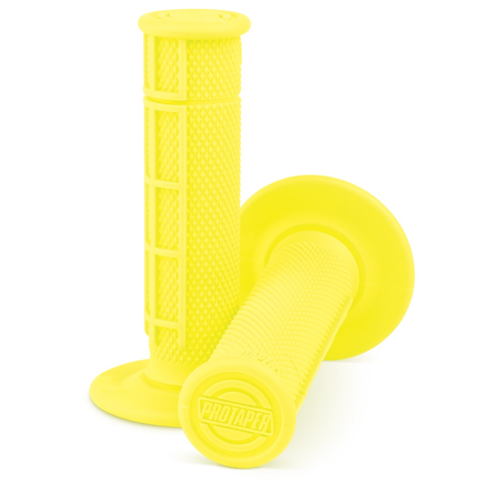 Pro Taper Grips RC Single Density Half Waffle Neon Yellow