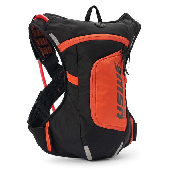 USWE RAW 4 Hydration Backpack Black Orange – With 3 Litre Bladder