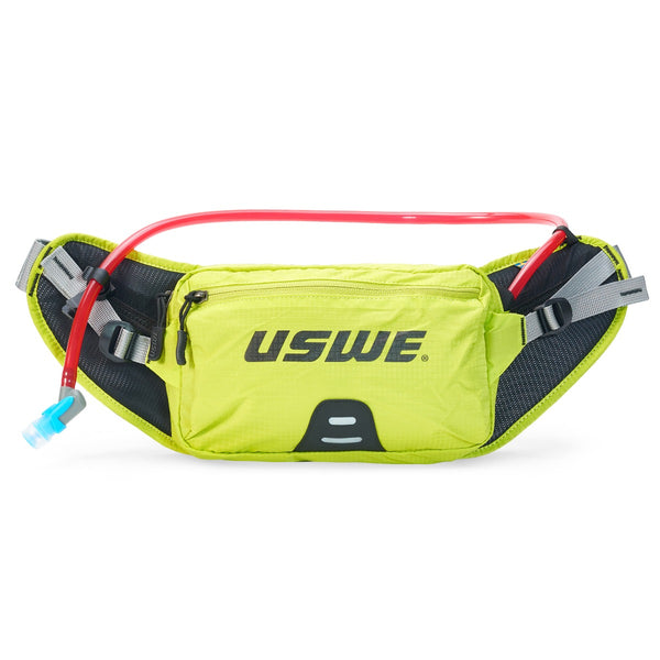 USWE Zulo 2 Hydration Waist Pack Crazy Yellow – With 1 Litre Bladder